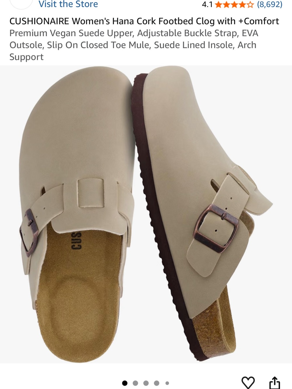 Cork clog, designer inspired.